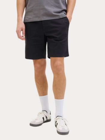 βερμουδα jack & jones jrebharp chino short sn black σε προσφορά