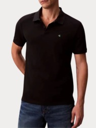 πολο calvin klein monogram pique black calvin klein