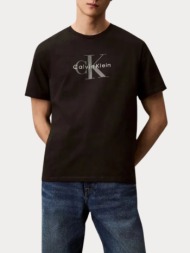tshirt calvin klein ss hero monologo tee black calvin klein