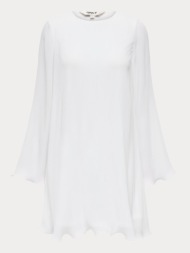 φορεμα only piera life ls plisse wvn bright white only