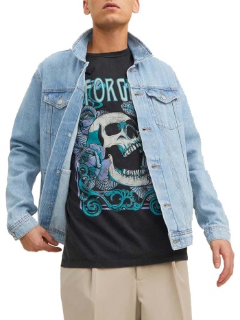 jacket jack & jones jj|jean jjjacket akm 023 denim blue σε προσφορά