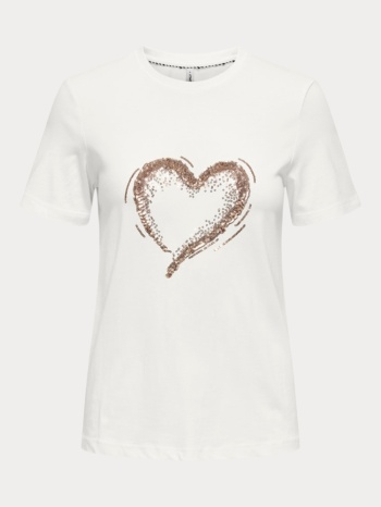 t-shirt only marcy life s/s box top cc jrs cloud dancer only σε προσφορά