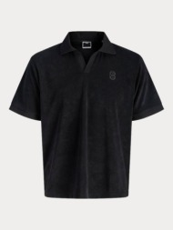 πολο jack & jones jcoathletico towel ss ss25 black jack&jones