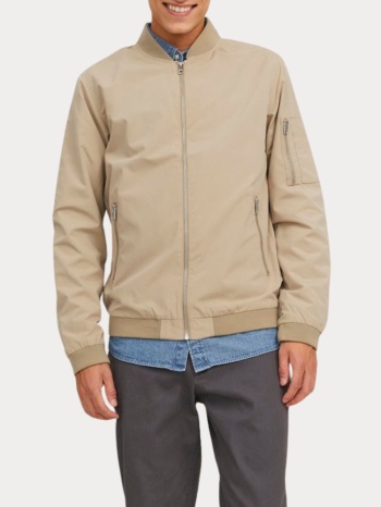 jacket jack & jones jjerush bomber crockery jack&jones σε προσφορά