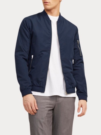 jacket jack & jones jjerush bomber navy blazer jack&jones σε προσφορά