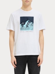 t-shirt jack & jones jrebraven tee ss crew neck white jack&jones