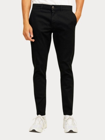 παντελονι jack & jones jrebmichael slim sharp black σε προσφορά
