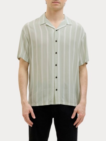 πουκαμισο jack & jones jrebwater stripe resort ss moonbeam σε προσφορά