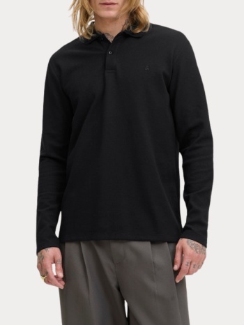 πολο jack & jones jjeaustin ls black jack&jones σε προσφορά