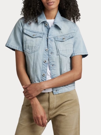 jacket g-star arc short sleeve vintage electric denim light σε προσφορά