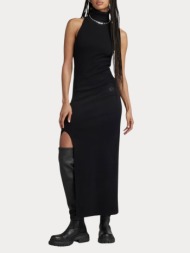 φορεμα g-star sleeveless ny raw slim dress dk black g-star