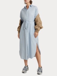 φορεμα g-star long shirt dress dk wave pinpoint stripe g-star