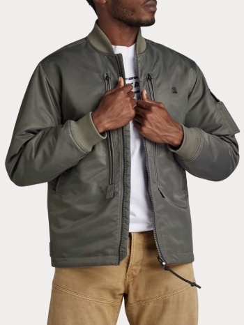 μπουφαν g-star deck reversible bomber jacket gs grey g-star σε προσφορά