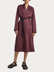 φορεμα g-star wrap dress l/s vinyard wine g-star