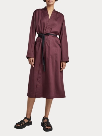φορεμα g-star wrap dress l/s vinyard wine g-star σε προσφορά