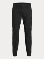 παντελονι jack & jones jpstpaul jjflake cargo pls black (μεγαλα μεγεθη) jack&jones