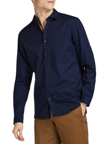 πουκαμισο jack & jones jprblacardiff l/s slim fit white σε προσφορά