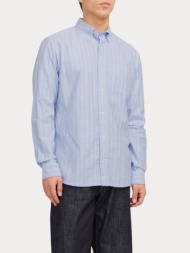 πουκαμισο jack & jones jprbrook oxford l/s slim fit coronet blue jack&jones