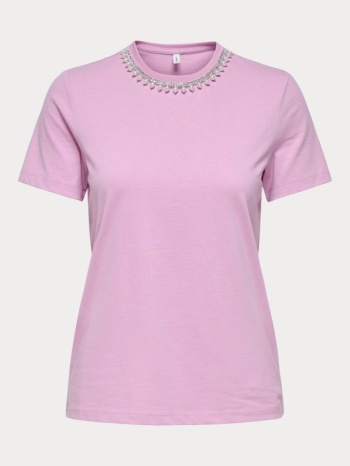 t-shirt only jolly life s/s reg pearl jrs mauve mist only σε προσφορά