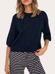 τοπ only thea ss o-neck pullover knit night sky only