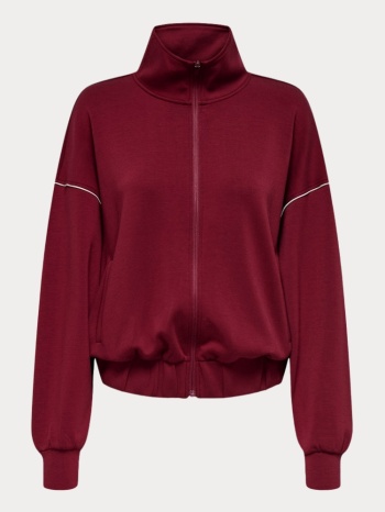 ζακετα only mila l/s zip loose box ub cc swt cabernet only σε προσφορά