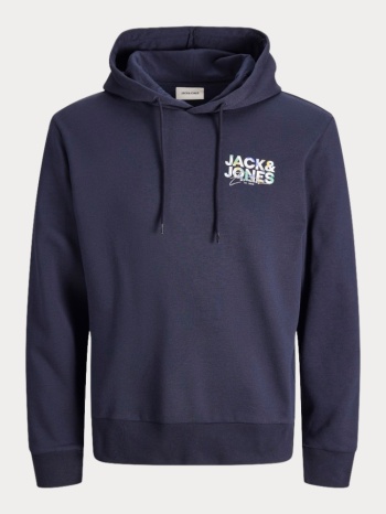 φουτερ jack & jones jjgeplas sweat hood ln sky captain σε προσφορά