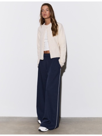 stradivarius παντελόνι jogger φαρδύ μπαντζάκι από φούτερ