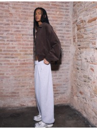 stradivarius καπιτονέ κοτλέ τζάκετ καφέ s