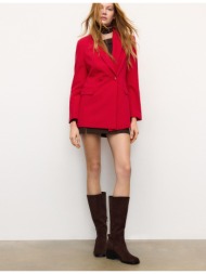 stradivarius εφαρμοστό σακάκι κόκκινο m