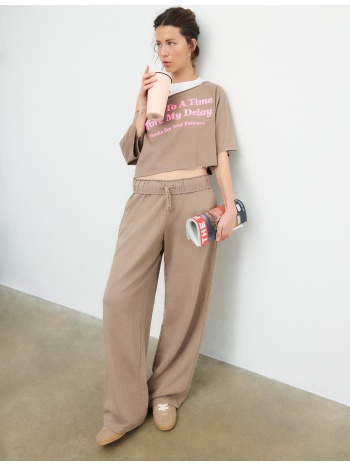 stradivarius μπλούζα διπλής θέσης s