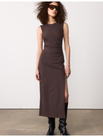 stradivarius μίντι φόρεμα από bengaline χωρίς μανίκια m