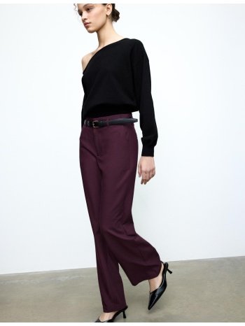 stradivarius ριχτό παντελόνι σε ίσια γραμμή με ζώνη