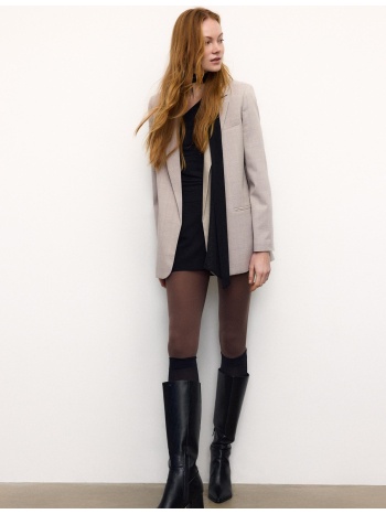 stradivarius ανοιχτό σακάκι πέτρα xs