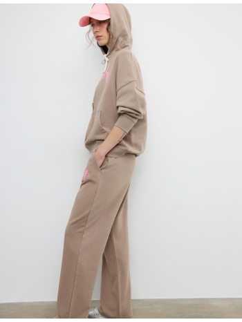 stradivarius παντελόνι jogger με εφέ ντεκαπαρισμένου