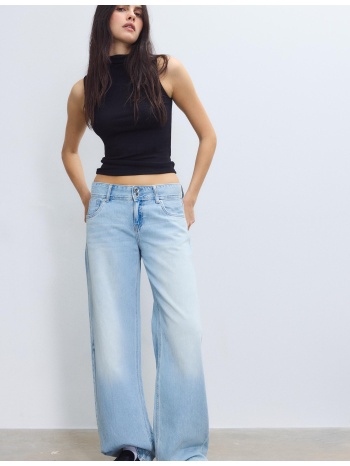 stradivarius αμάνικη μπλούζα με γιακά-κασκόλ μαύρο m