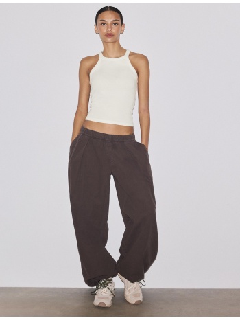 stradivarius μπλούζα αθλητικού τύπου εκρού xs