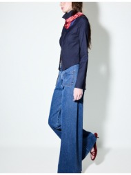 stradivarius τζιν σε ίσια εφαρμογή με τσέπες μπλε μεσαίας απόχρωσης 32