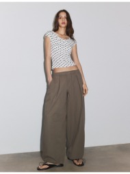 stradivarius αμάνικη μπλούζα πολλαπλών χρήσεων γκρι ανοιχτό m