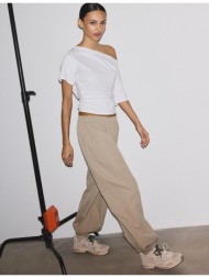 stradivarius τεχνικό παντελόνι balloon parachute πέτρα 38