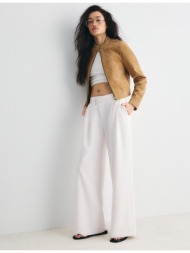 stradivarius casual παντελόνι με ρίγες και χιαστί μέση του πάγου 36