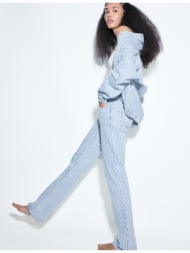 stradivarius d98 jeans ίσια εφαρμογή γκρι ανοιχτό 38