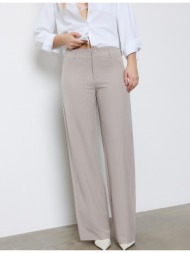 stradivarius αμπιγιέ παντελόνι σε ίσια γραμμή slim fit πέτρα 34