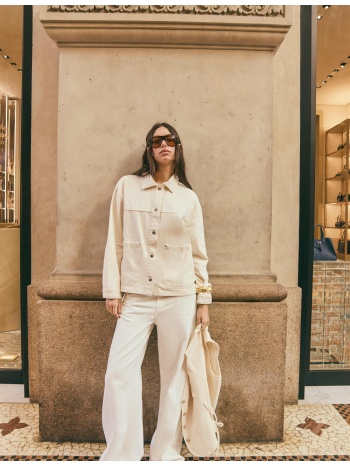 stradivarius d91 χαμηλόμεσο τζιν με φαρδύ μπαντζάκι από