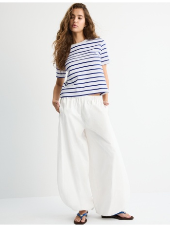 stradivarius βασικό t-shirt regular fit heavy weight με