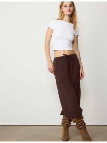 stradivarius βασική μπλούζα slim fit λευκό xl