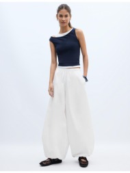 stradivarius μπλούζα διπλό ρούχο navy blue xs