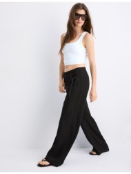 stradivarius ριχτό παντελόνι sarong μαύρο xl