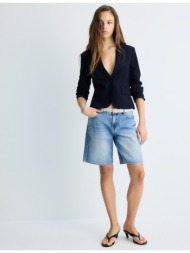 stradivarius κοντό σακάκι navy blue xs