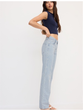 stradivarius d98 jeans ίσια εφαρμογή γκρι ανοιχτό 42