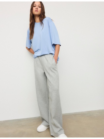 stradivarius oversize μπλουζάκι με απαλή υφή σιέλ m